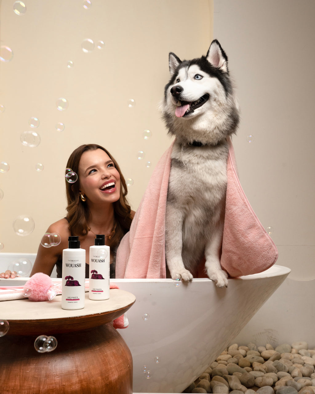 OATMEAL AND VANILLA EXTRACT WOUSH SHAMPOO